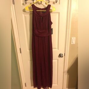 Enfocus studios long Red Glitter Dress size 10 with tags